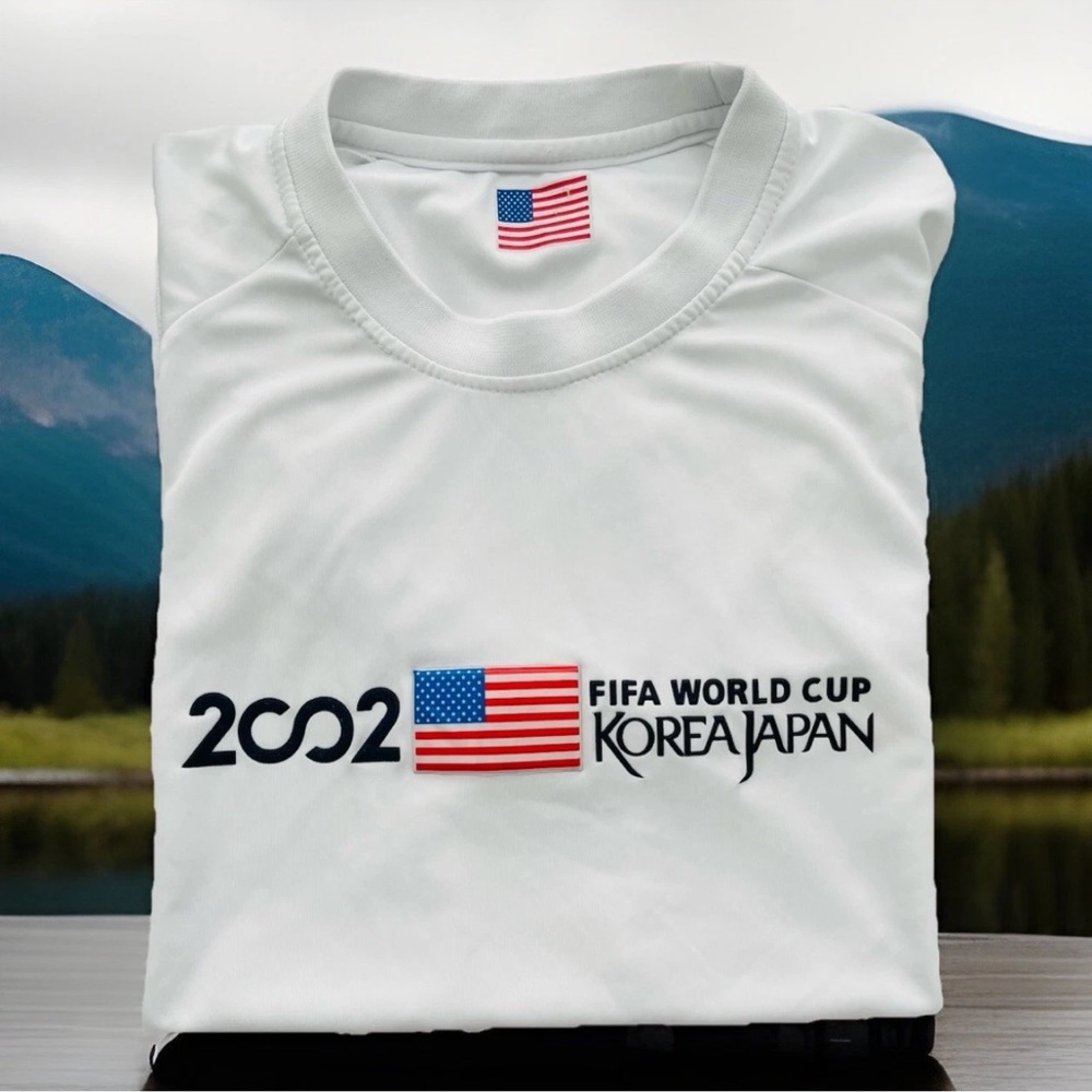 Vntg- 2002 Korea/Japan FIFA World Cup USA Jersey Sz-M